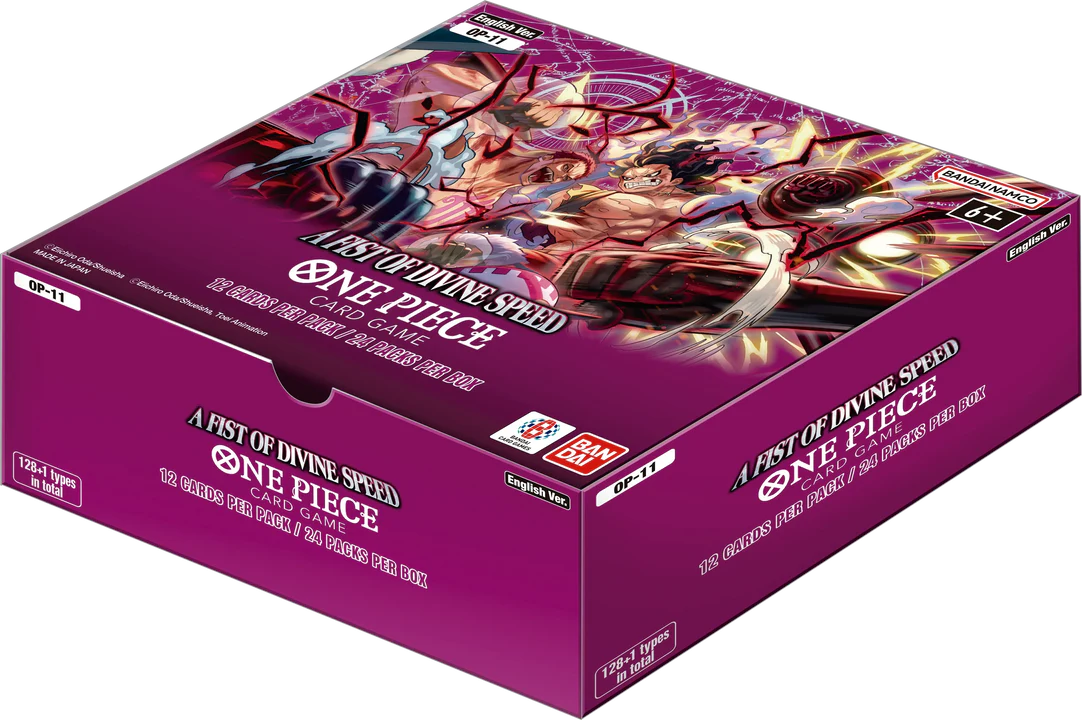 One Piece TCG - A Fist of Divine Speed (OP-11) Booster Box (24x Packs) – image 2