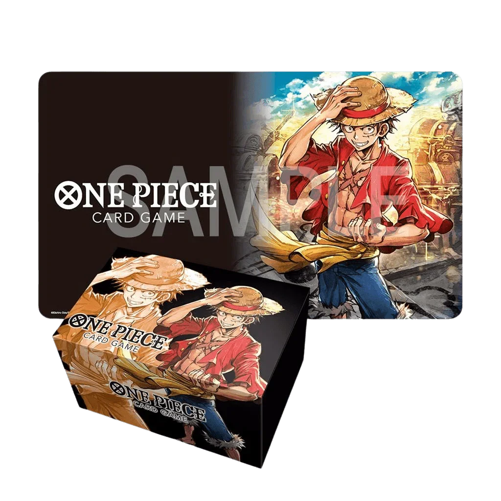 One Piece TCG - Playmat and Storage Box Set - Monkey D. Luffy