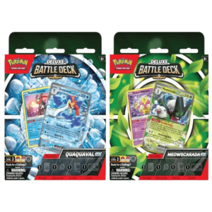 Pokemon TCG - Scarlet & Violet - Deluxe Battle Decks - Meowscarada ex & Quaquaval ex Bundle