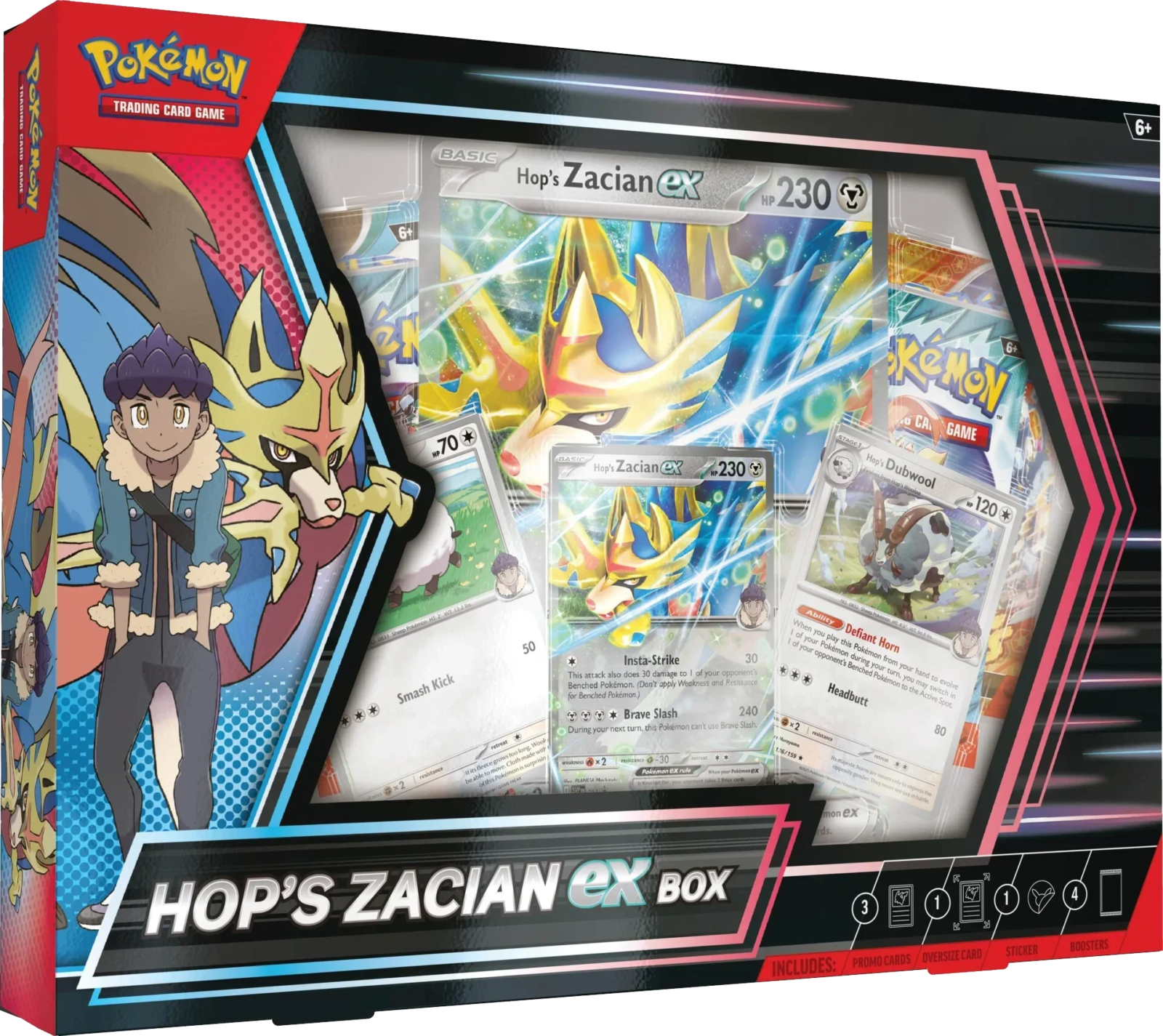 Pokemon TCG - Scarlet & Violet - Hop's Zacian ex Collection Box