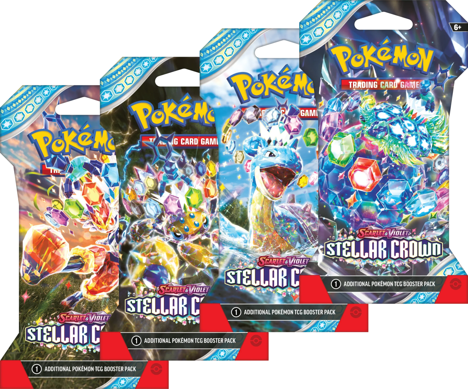 Pokemon TCG - Scarlet & Violet - Stellar Crown - Sleeved Booster Pack