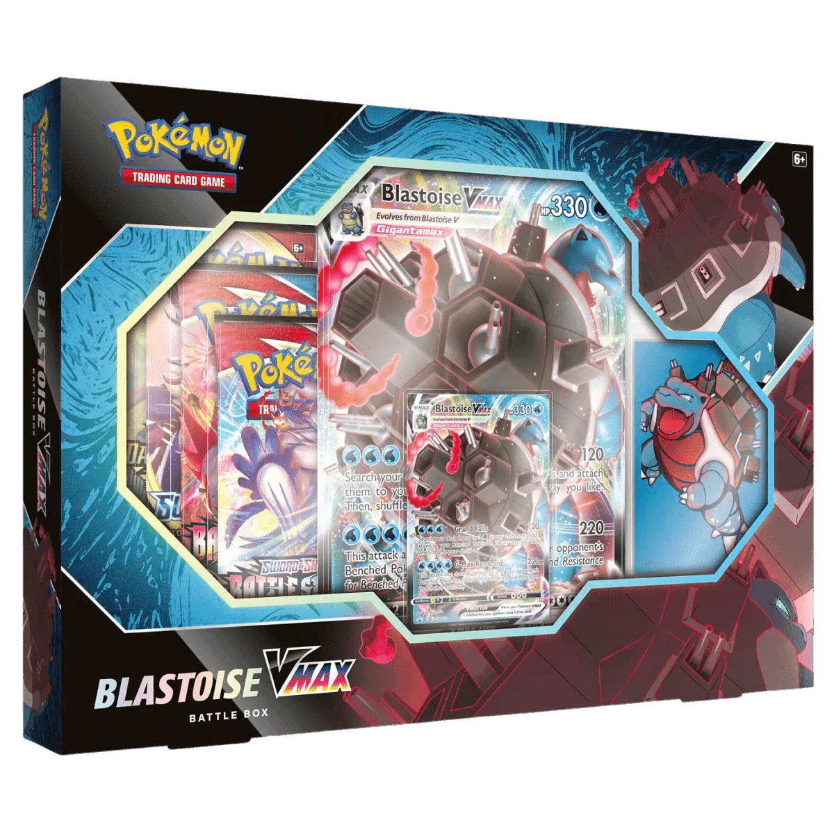 Pokemon TCG - Sword & Shield - Blastoise VMAX Battle Box