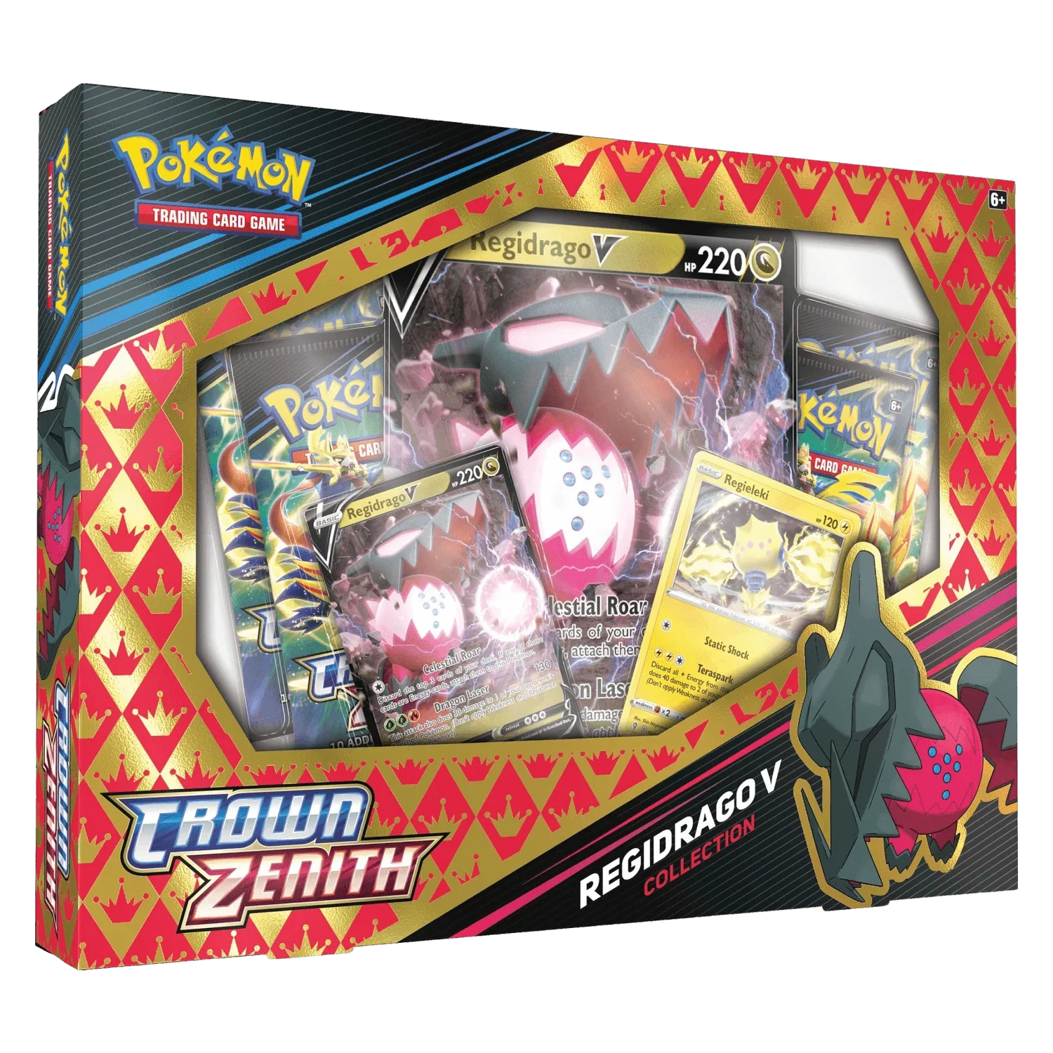 Pokemon TCG - Sword & Shield - Crown Zenith - Regidrago V Collection Box