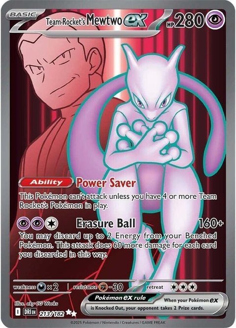 Team Rocket's Mewtwo Ex (213)