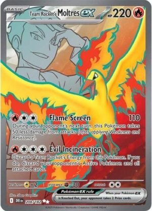 Team Rocket's Moltres Ex (208)