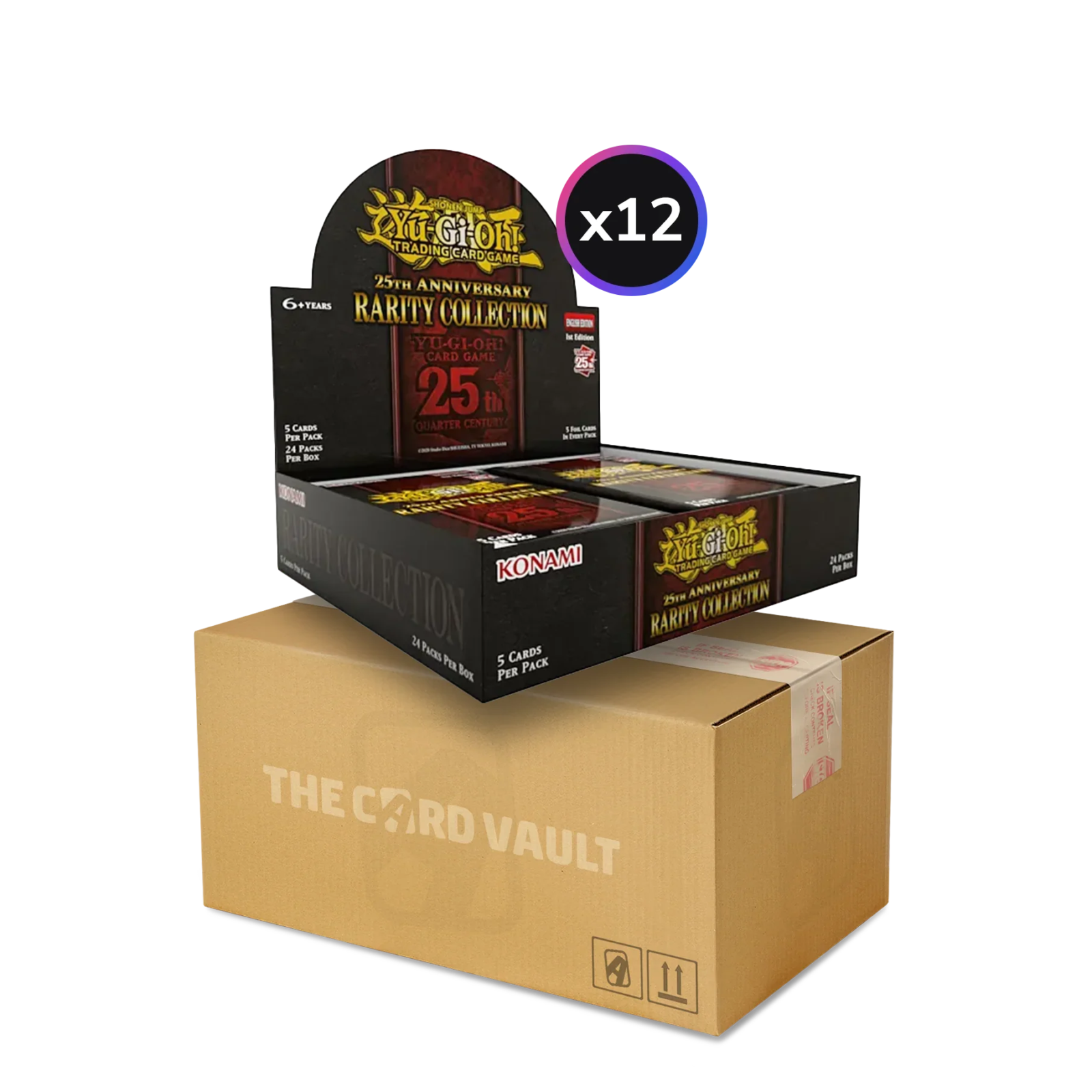 Yu-Gi-Oh! - 25th Anniversary Rarity Collection - Display Case (12x Booster Boxes)