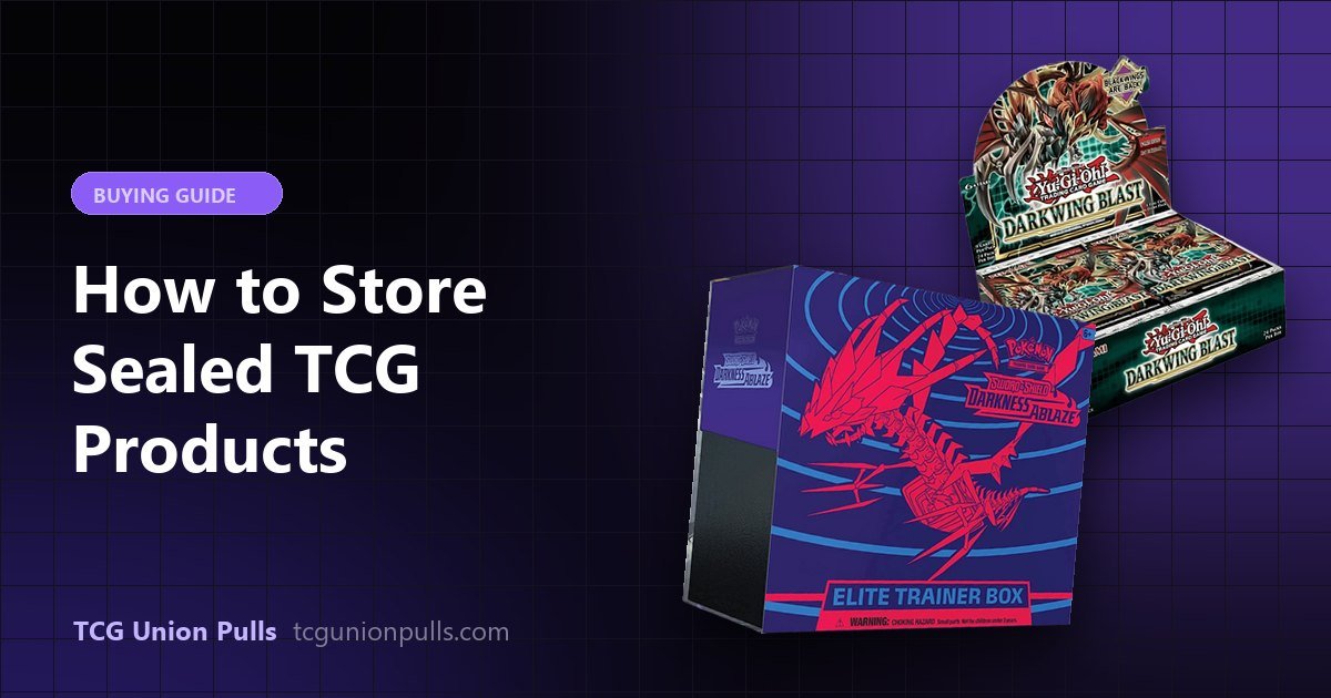 How to Store Sealed TCG Products: A Collector’s Guide