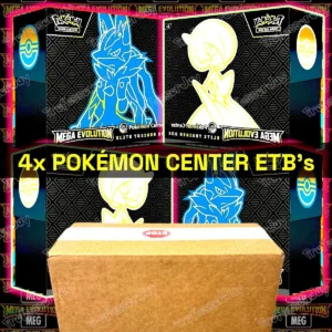 Pokémon Center Elite Trainer Box Case (4x) – Mega Evolution (ME1)